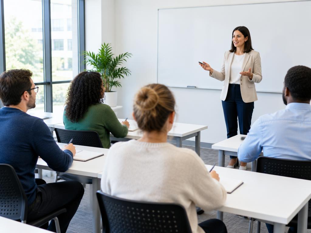 Learners in a Grace and Guardian training environment